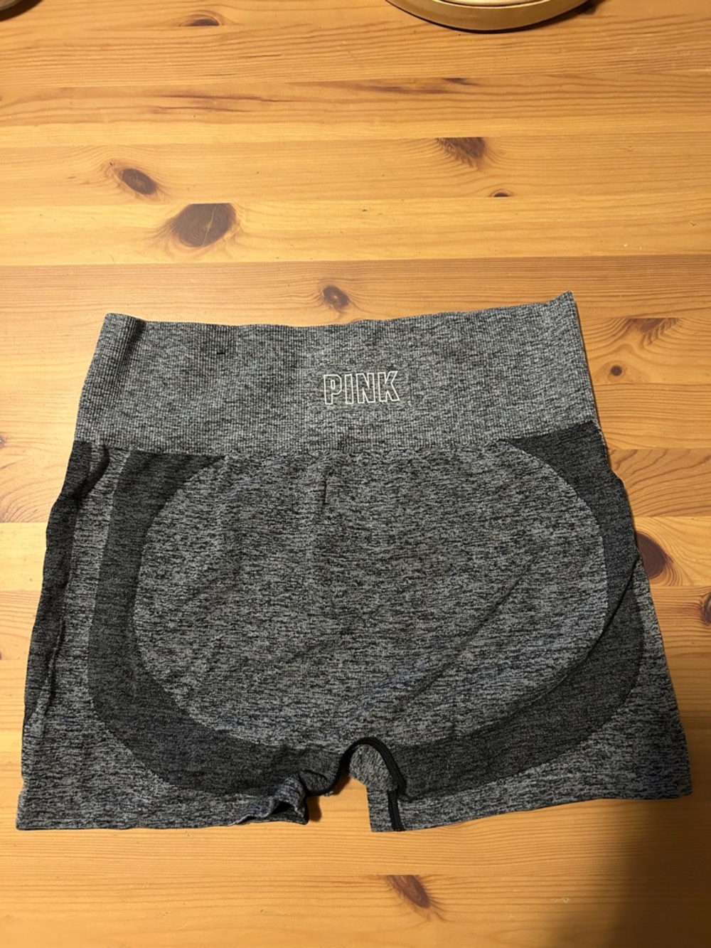 PINK Victoria's Secret Gray Seamless Bike Shorts